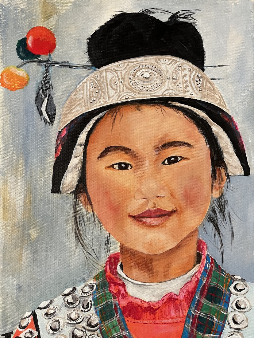 Meisje uit Guizhou China