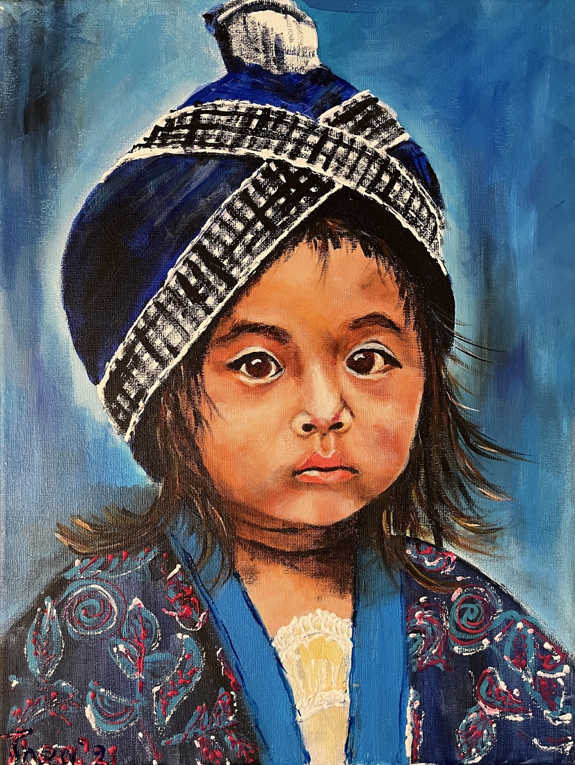 Meisje uit Luang Prabang Laos