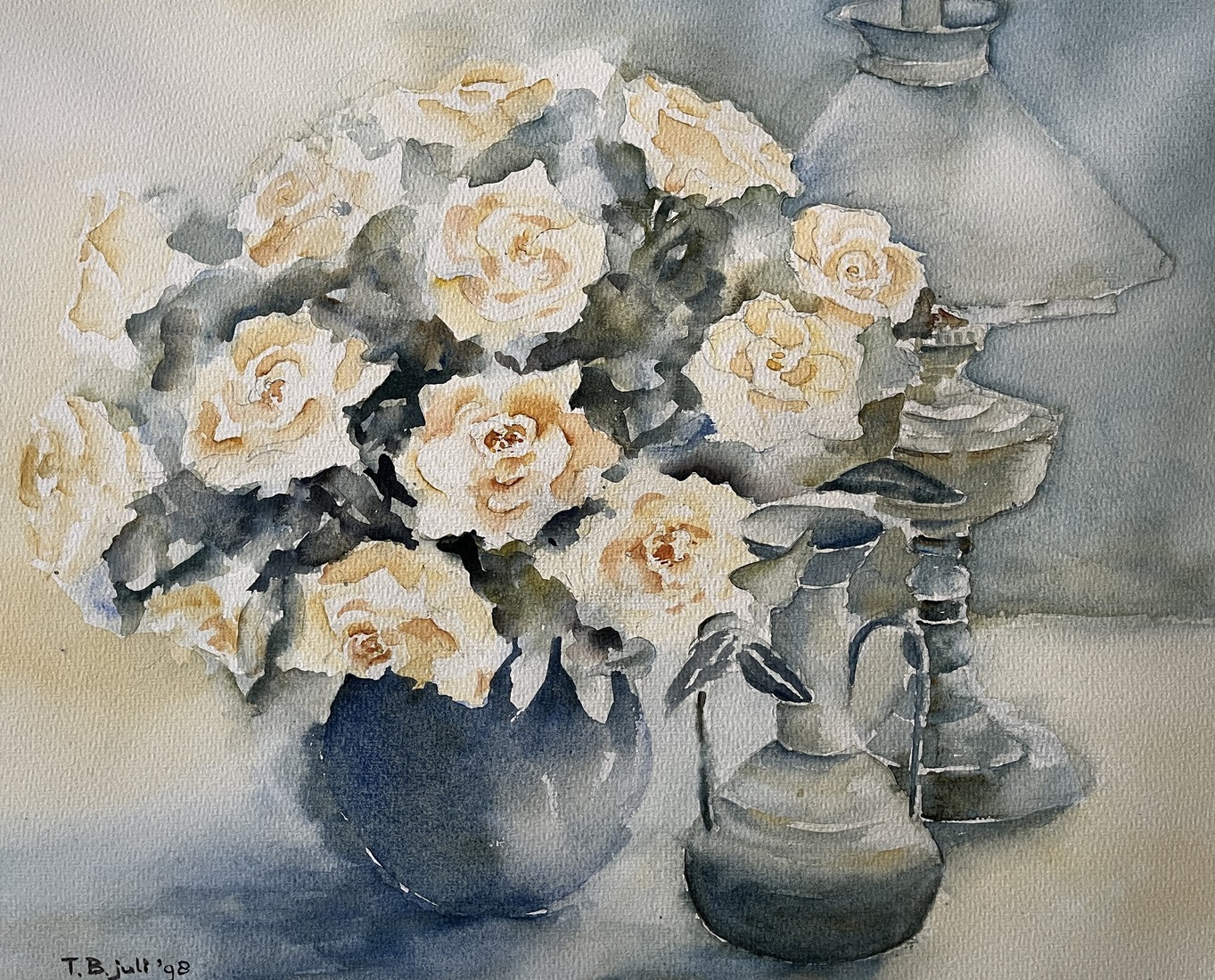 Stilleven met Gele rozen