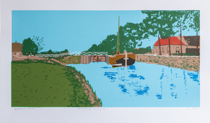 Zeefdrukken van landschappen rond Balkbrug en het Reestdal