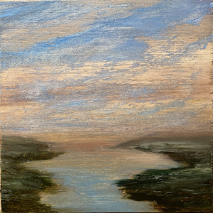 🌿 Ik maak verstilde landschappen in olieverf (quiet landscapes) waarin rust, ruimte en licht centraal staan.
Mijn werk is gericht op verstilling en aandacht, en past goed in een rustig interieur.