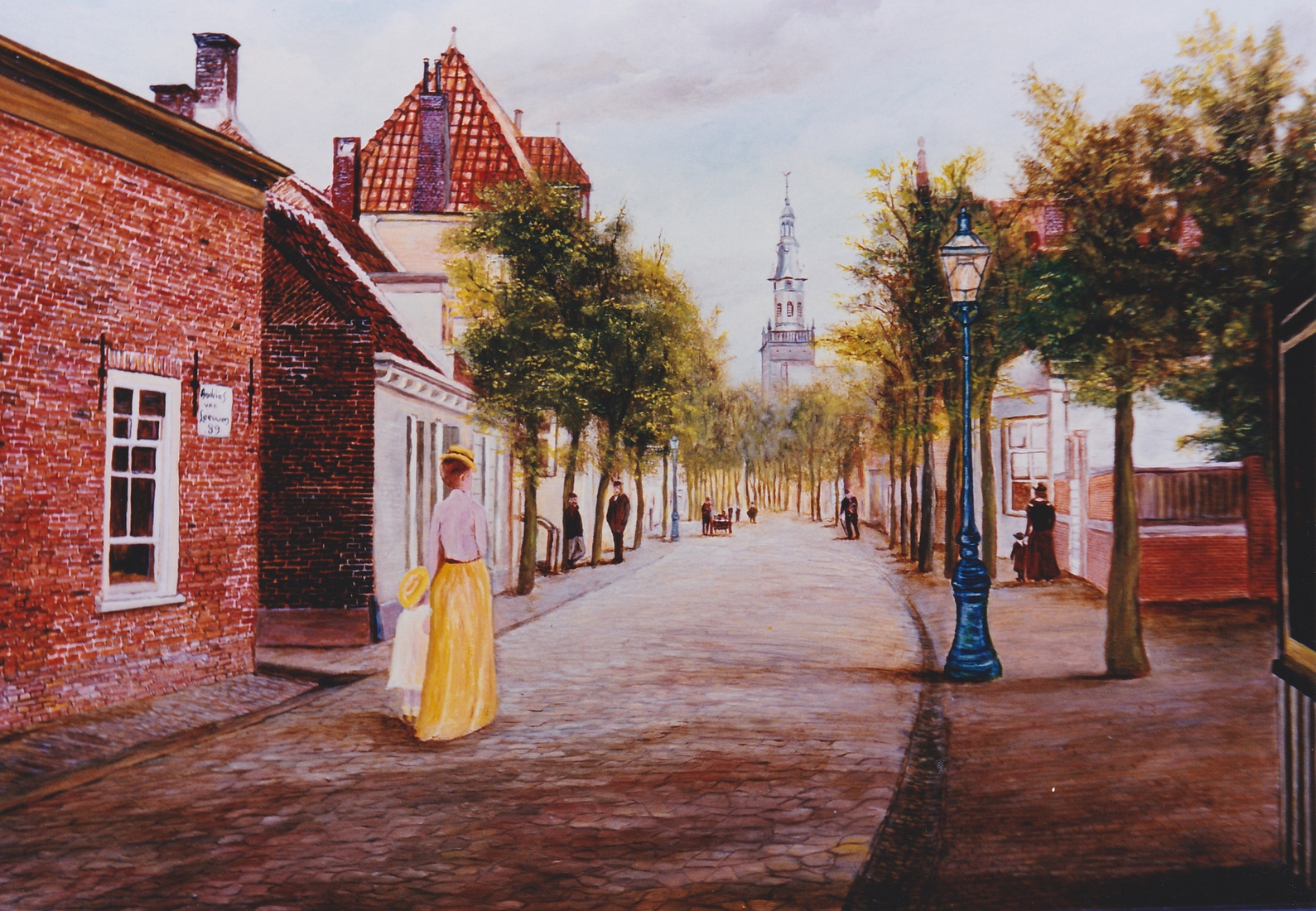 Voorstraat Katwijk aan Zee anno 1910