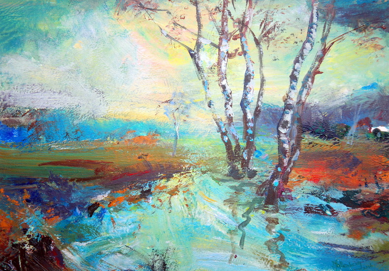 Bos meertje met berken