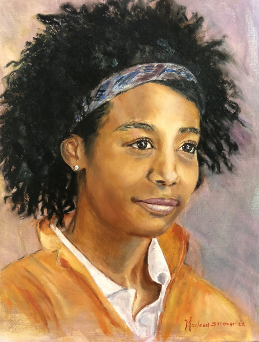 Surinaamse jonge vrouw