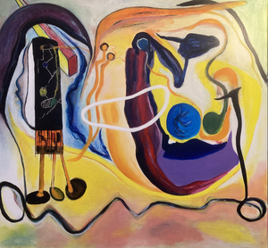 De schilderijen zijn bedoeld om iets los te maken bij de kijker. Aan de hand van het schilderij wordt je uitgenodigd om je eigen verhaal en/of gedachtes te maken. Afhankelijk van je stemming zal het schilderij niet altijd hetzelfde oproepen. Het is aan jou om het te verbeelden en te voelen wat het doet.