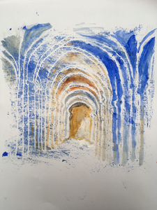 Grafisch werk, kerkinterieurs