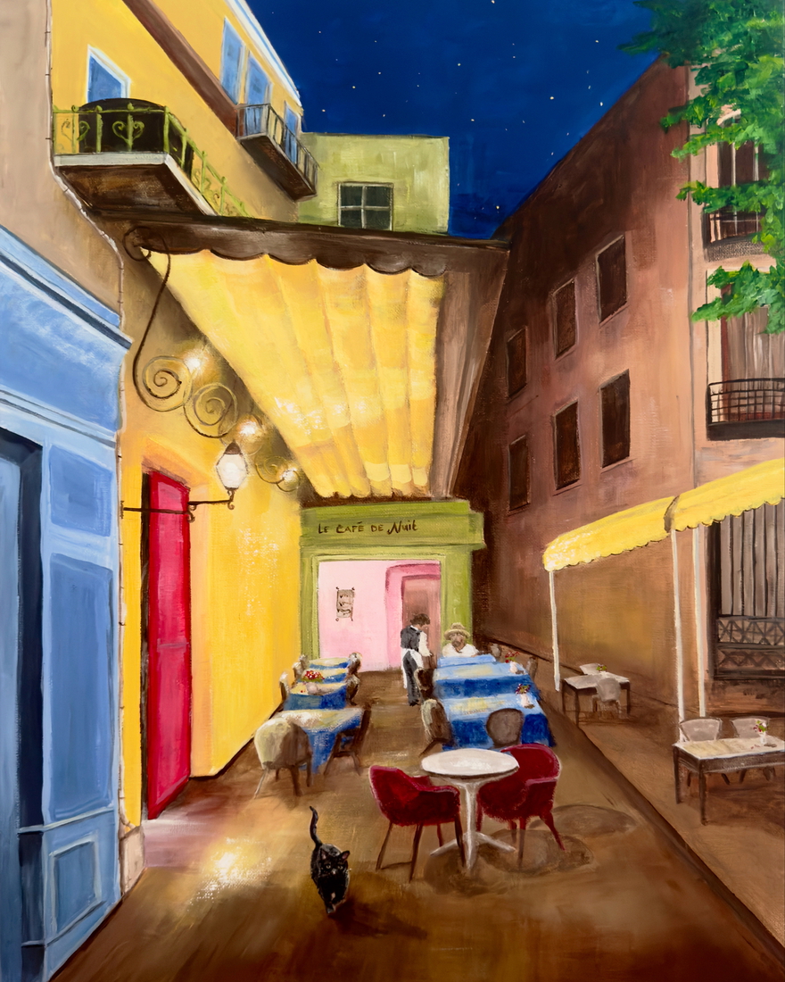 Een knipoog naar “Le cafe de Nuit”