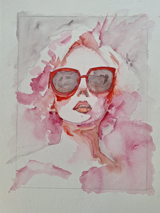 ik schilder portretten met olieverf of acrylverf (op doek of op papier) en ook met aquarelverf op aquarelpapier.