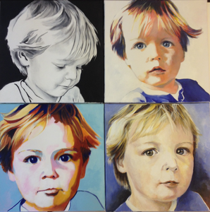 Portretten in olieverf, acryl of kleurpotlood van mens en dier worden naar de wens van de opdrachtgever uitgevoerd