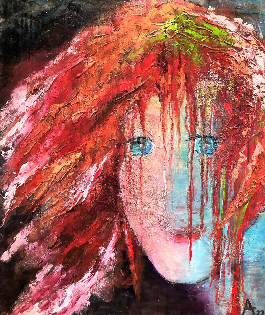 Meisje met rood haar