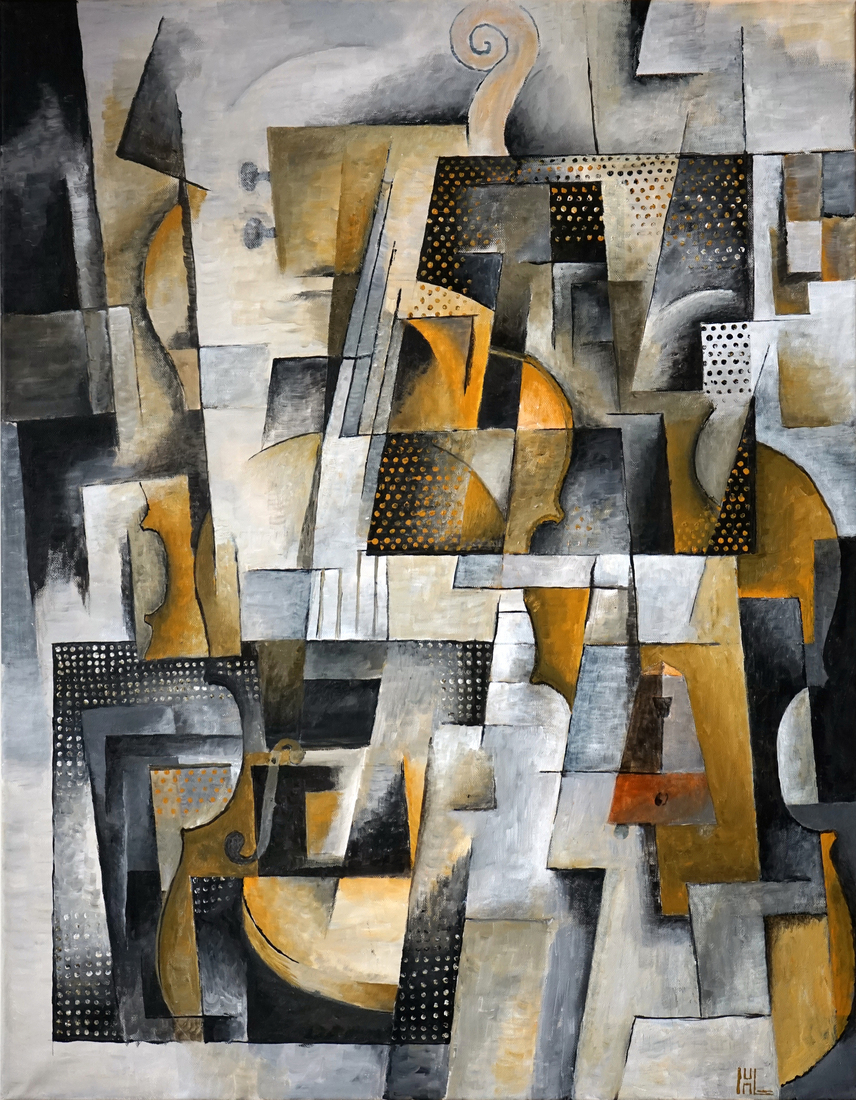 Stilleven van een viool