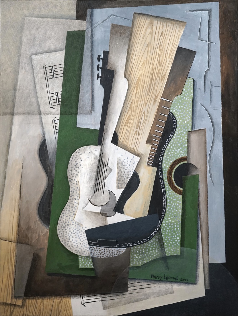 Stilleven van gitaar