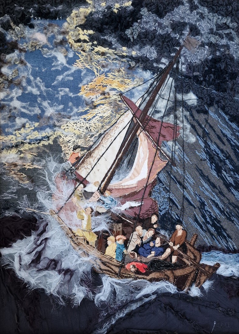 Rembrandt, 'Storm op het meer van Galilea'