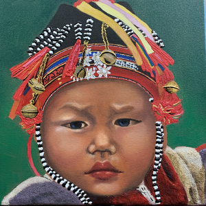 Kleine portretten van kinderen over de hele wereld