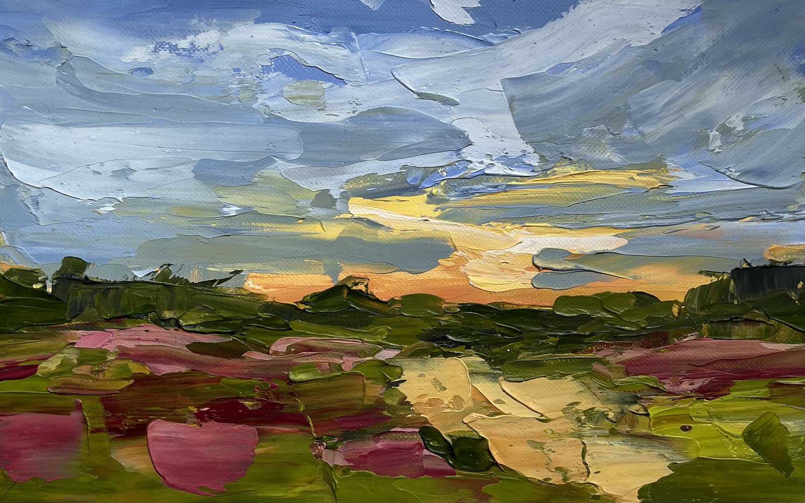 Zonsondergang 