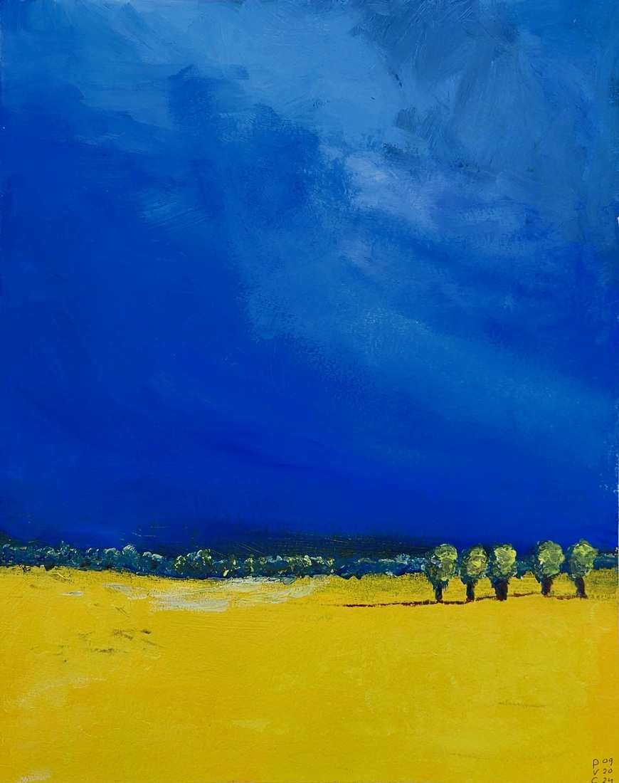 Vanuit landschap naar Ukraine