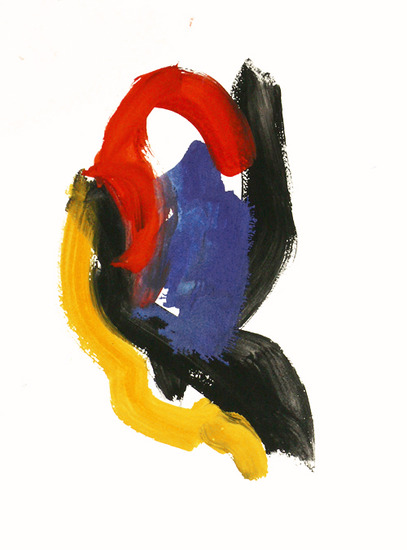 'Kitgen 3.' - klein abstract schilderij - verkocht nog wel gratis in digitaal bestand voor een art-print; ​​​​​​Fons Heijnsbroek