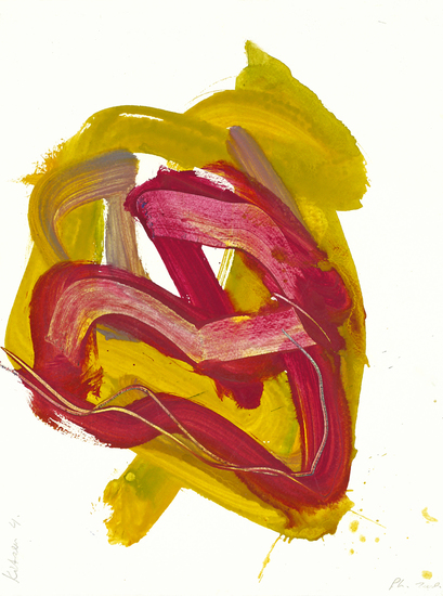 'Kitgen 4.' - abstract klein werk op papier; niet meer beschikbaar - ​​​​​​Fons Heijnsbroek