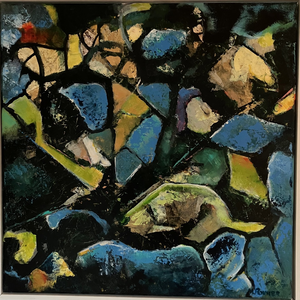 Vorm en kleur in abstracte compositie