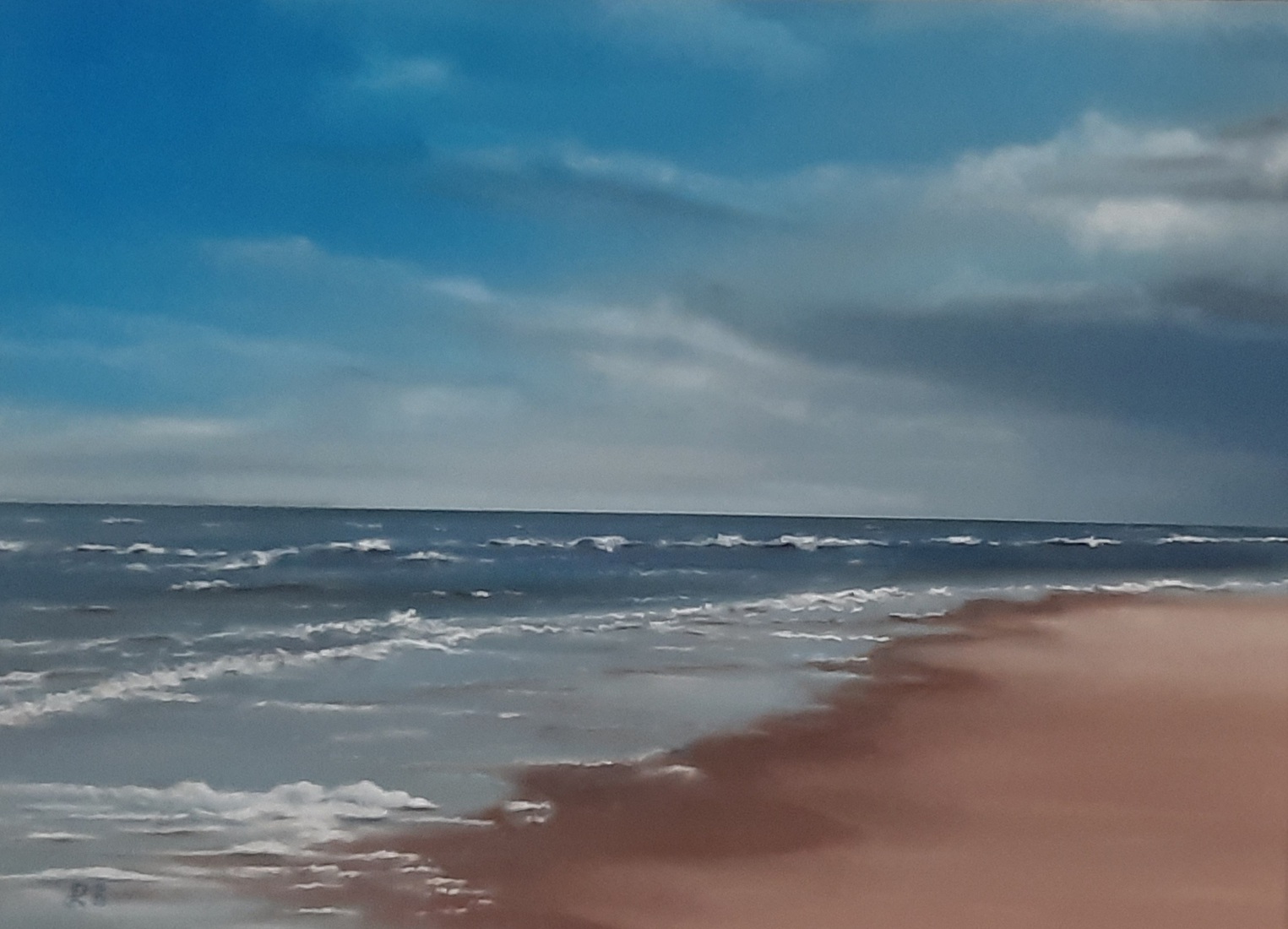 Koele zomerdag aan zee