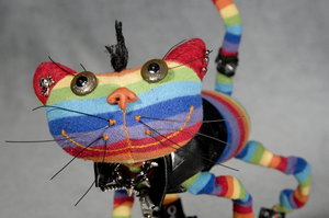 Katten die kleur bekennen.