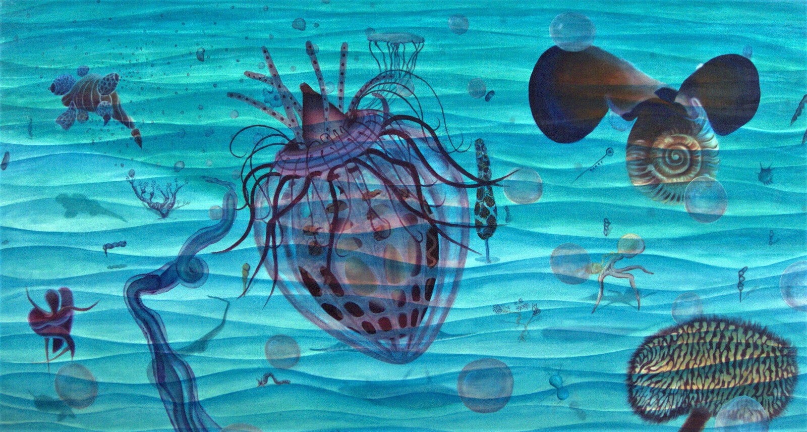 Onderwater landschap