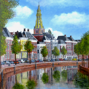 Schilderijen van bekende plekken in Groningen-Stad