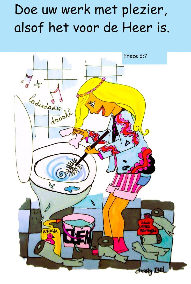 wc schoon maken 