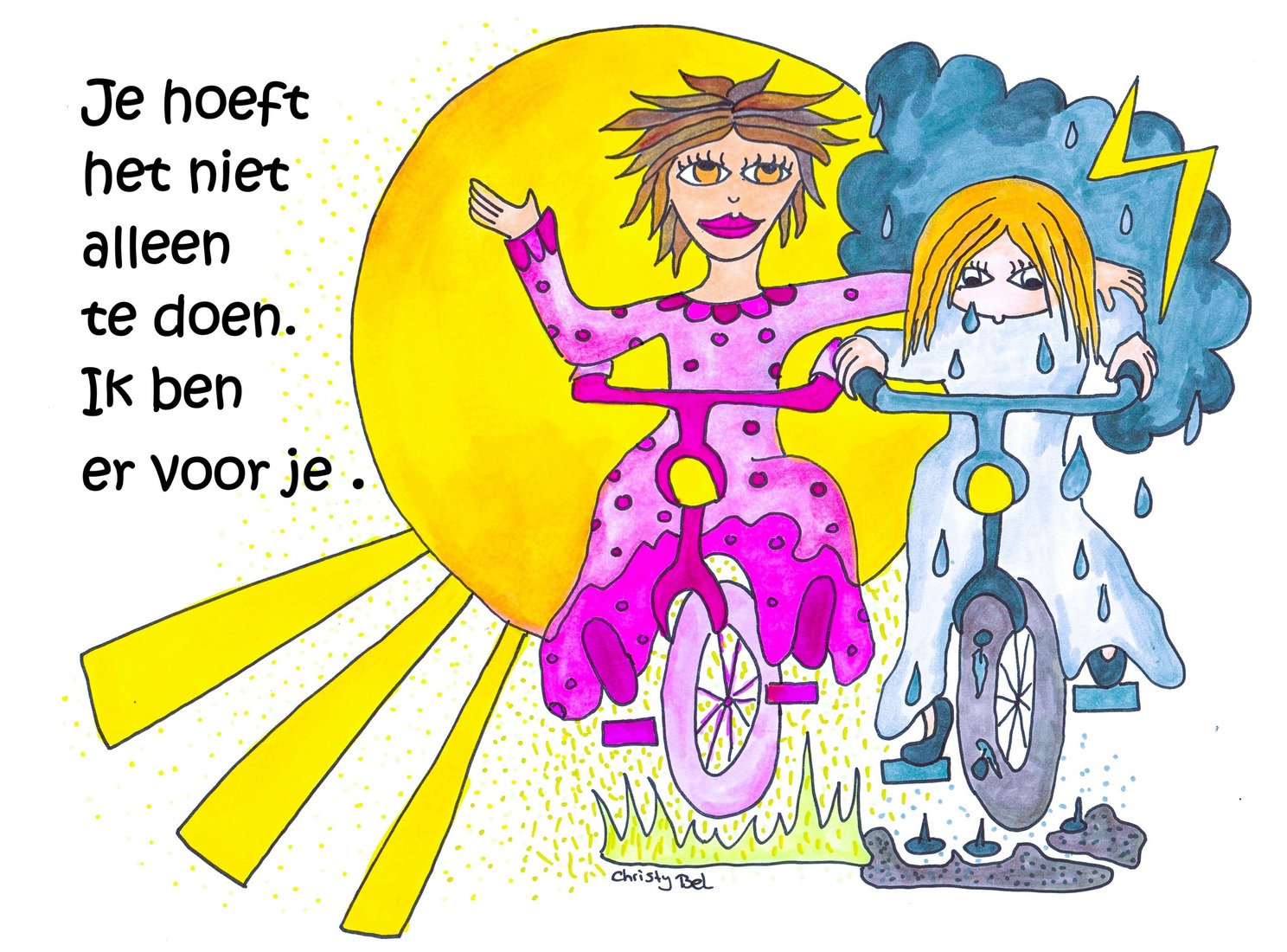 je hoeft het niet alleen te doen 