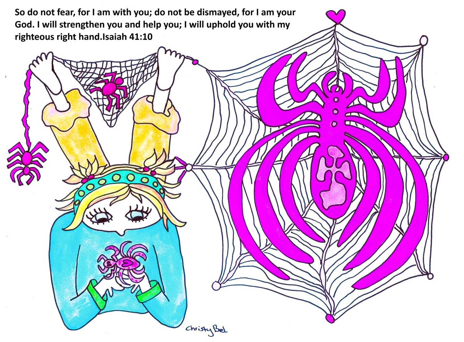 spider girl purple