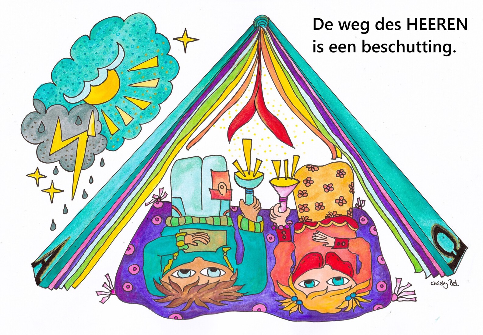 kinderen onder boek 