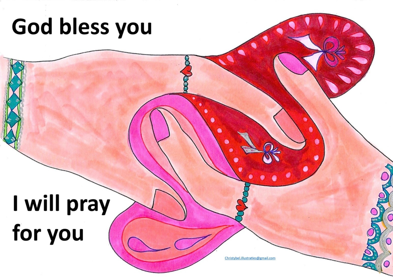 hands pray