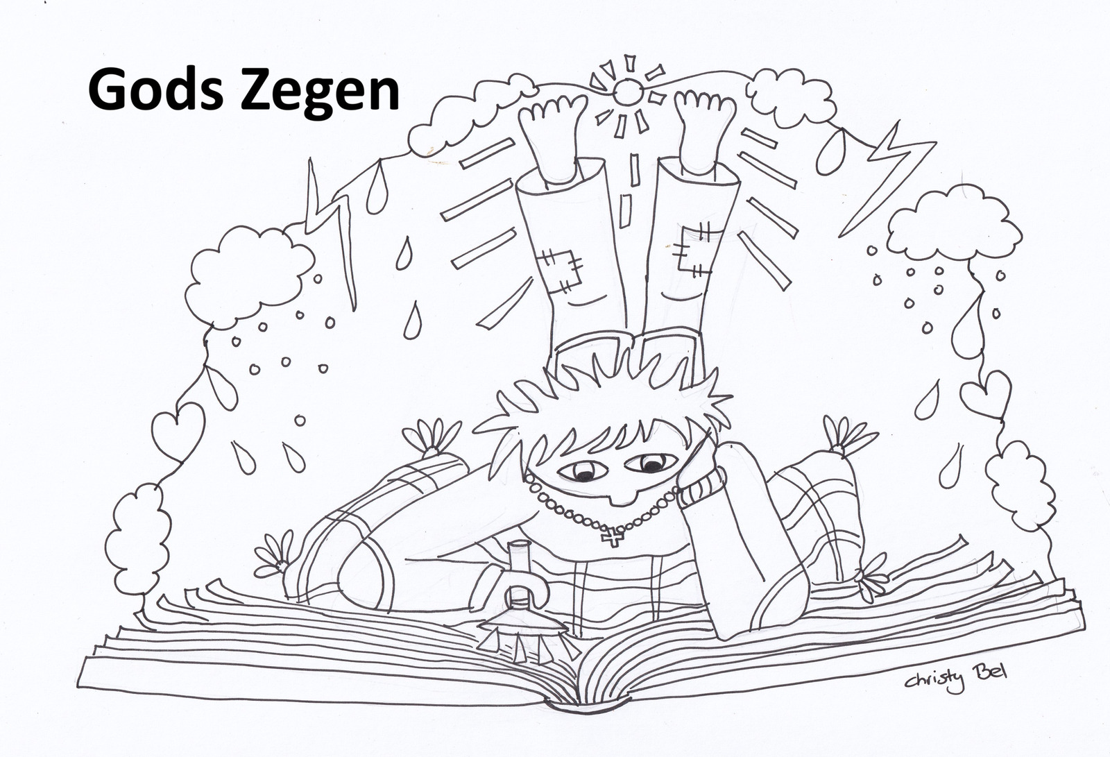 jongen leest boek