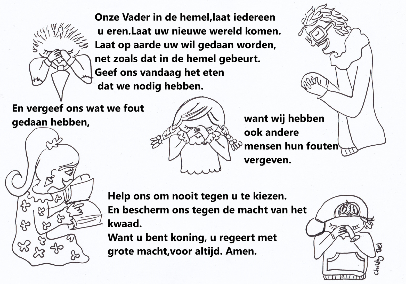 onze vader gebed 