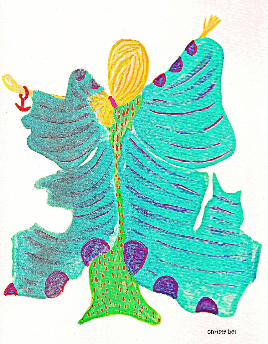 groene vlinder 