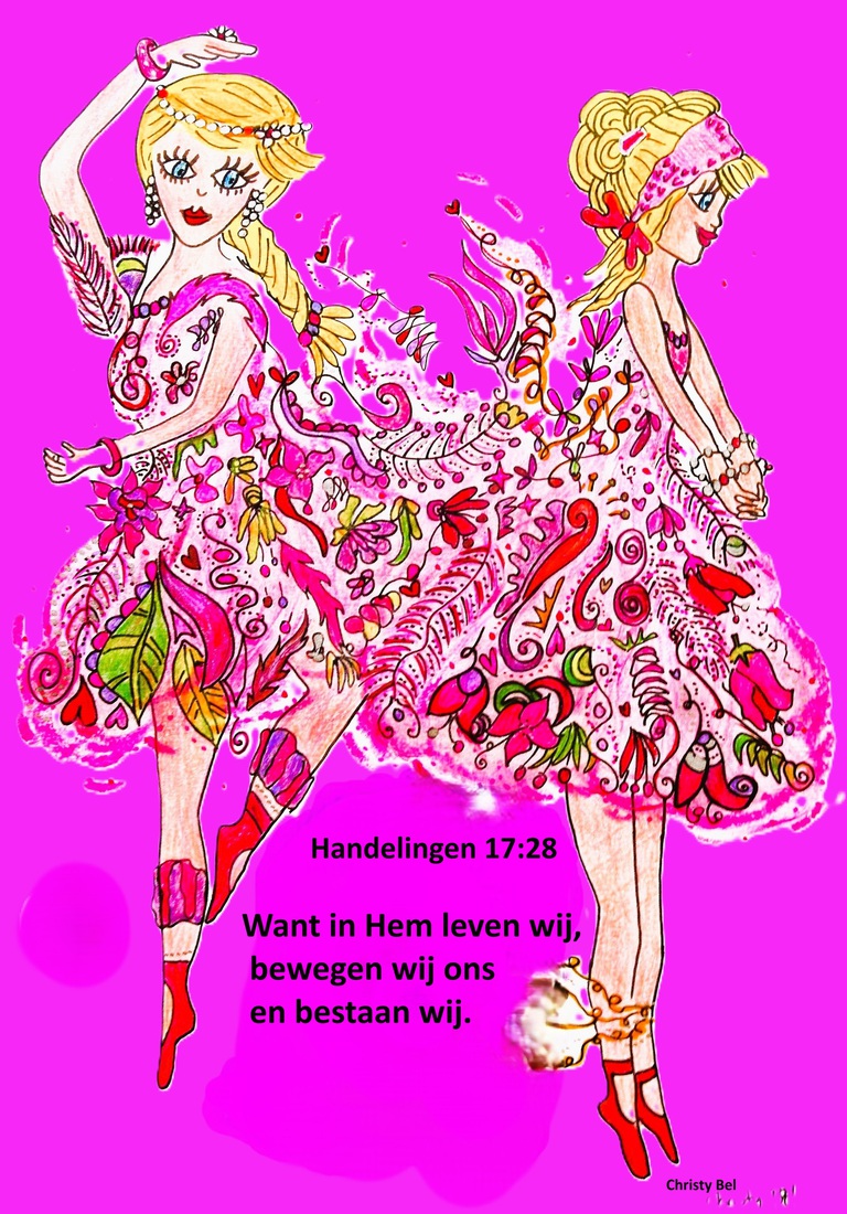 paars ballet meisje 