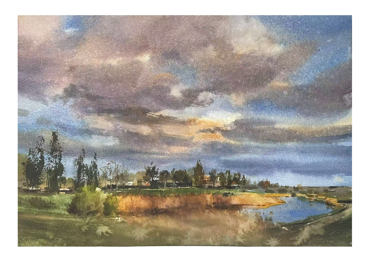 Avondhemel, Bossche Broek, 's-Hertogenbosch