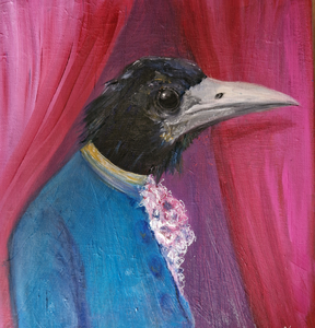 Vogels in middeleeuwse kleding