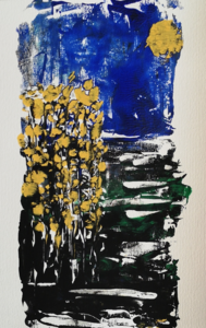 druksels met behulp van 'gelli plate'