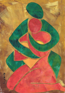 schilderen, knippen, plakken, vormen tot een afbeelding