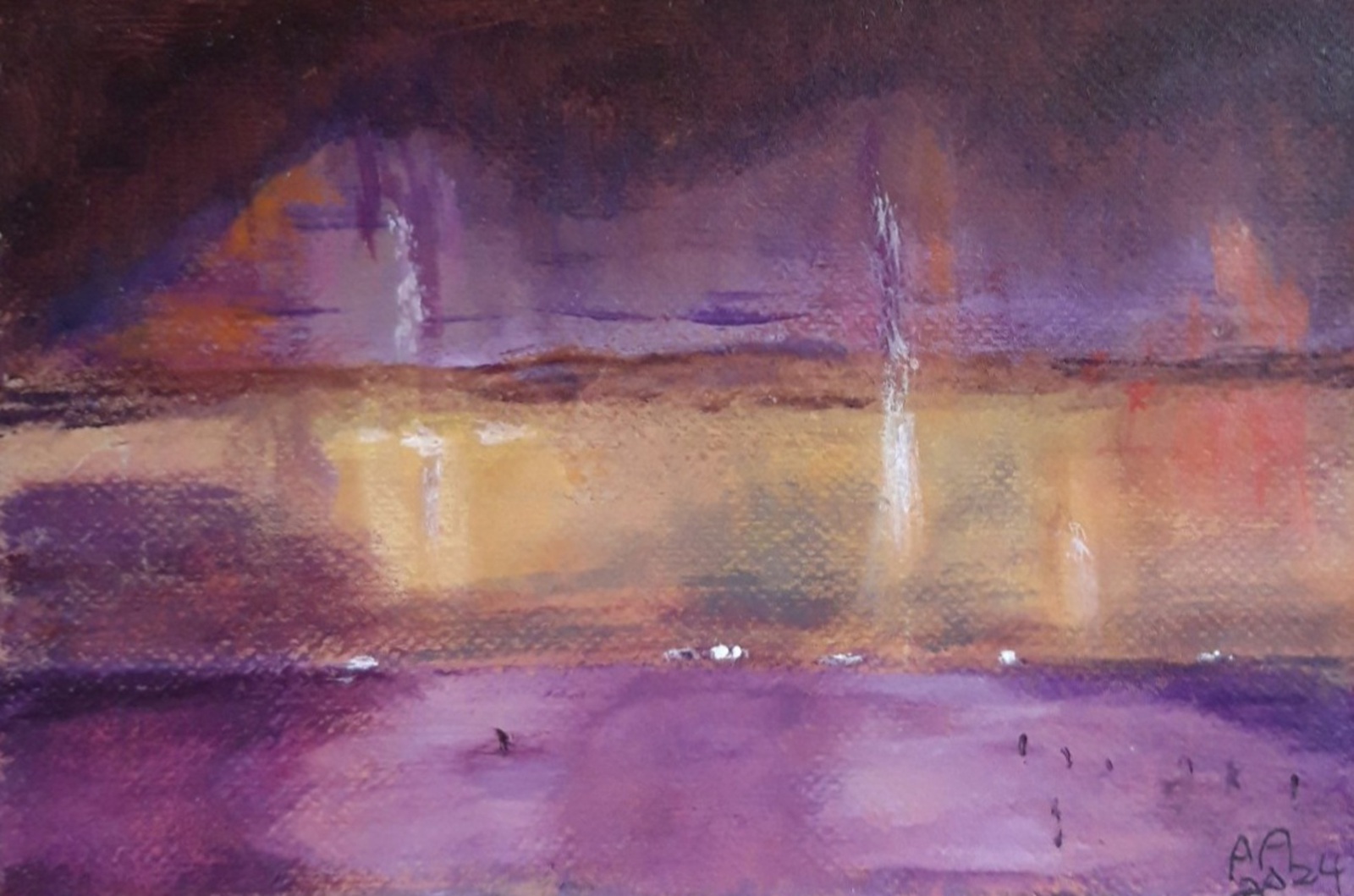 Noorderlicht Nederland, paars en roze