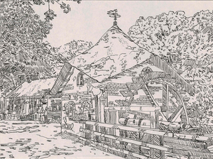 Pentekeningen landschappen