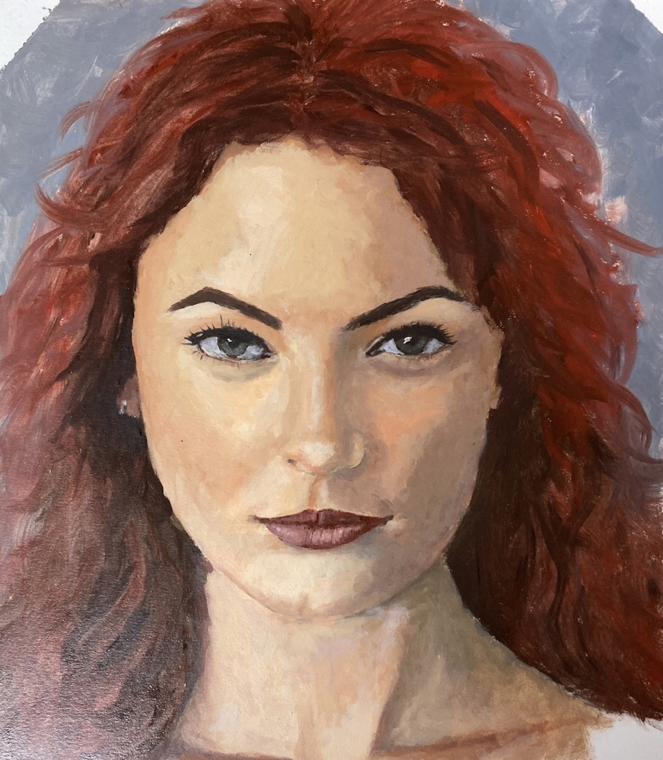 Studieportret naar foto 2