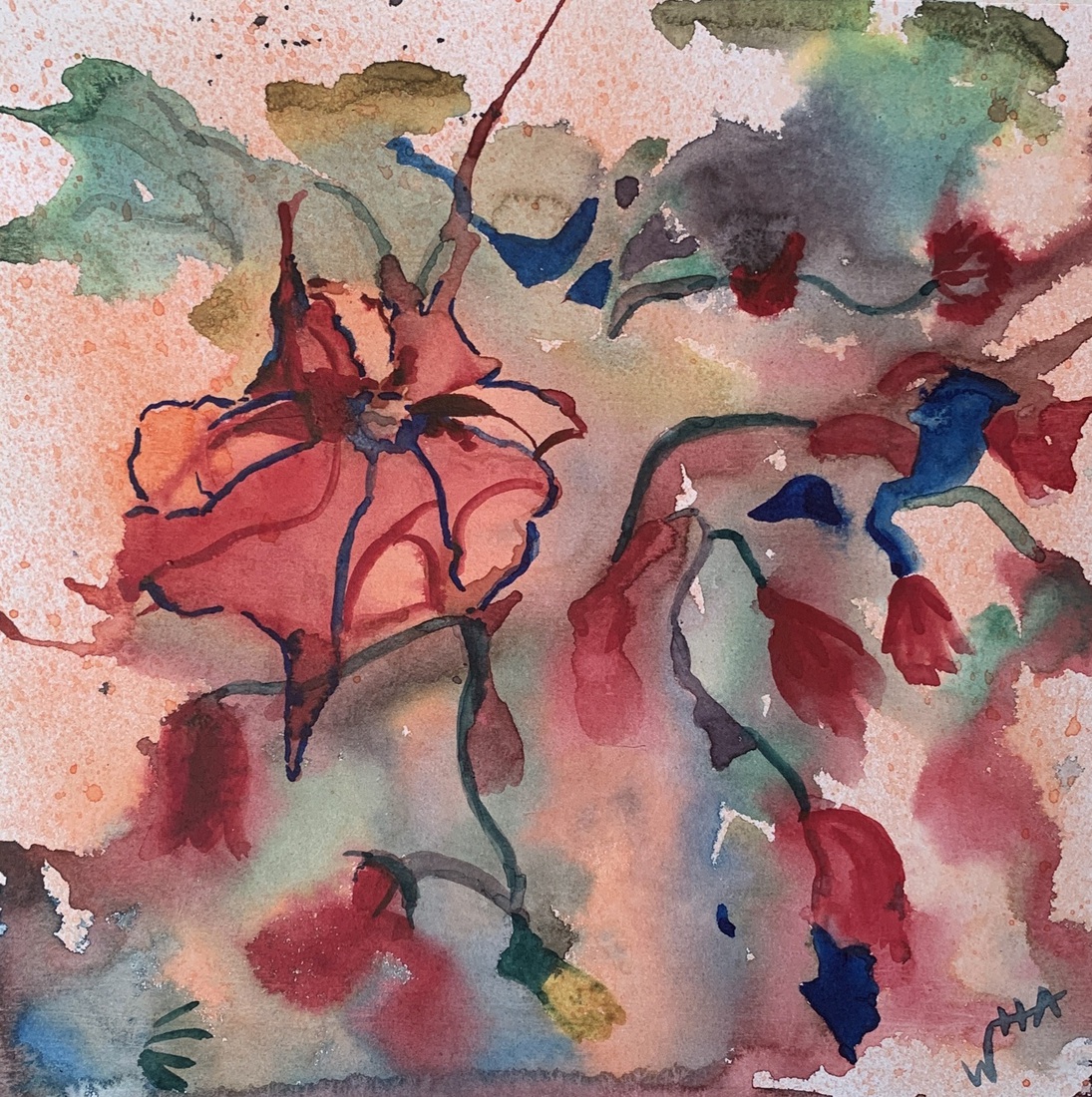 Abstracte bloemen II