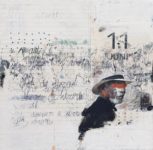 Through the interplay of color, form, and texture, the artist invites viewers to engage with the nuances of human experience, particularly in the context of identity and belonging amid the challenges of this world.