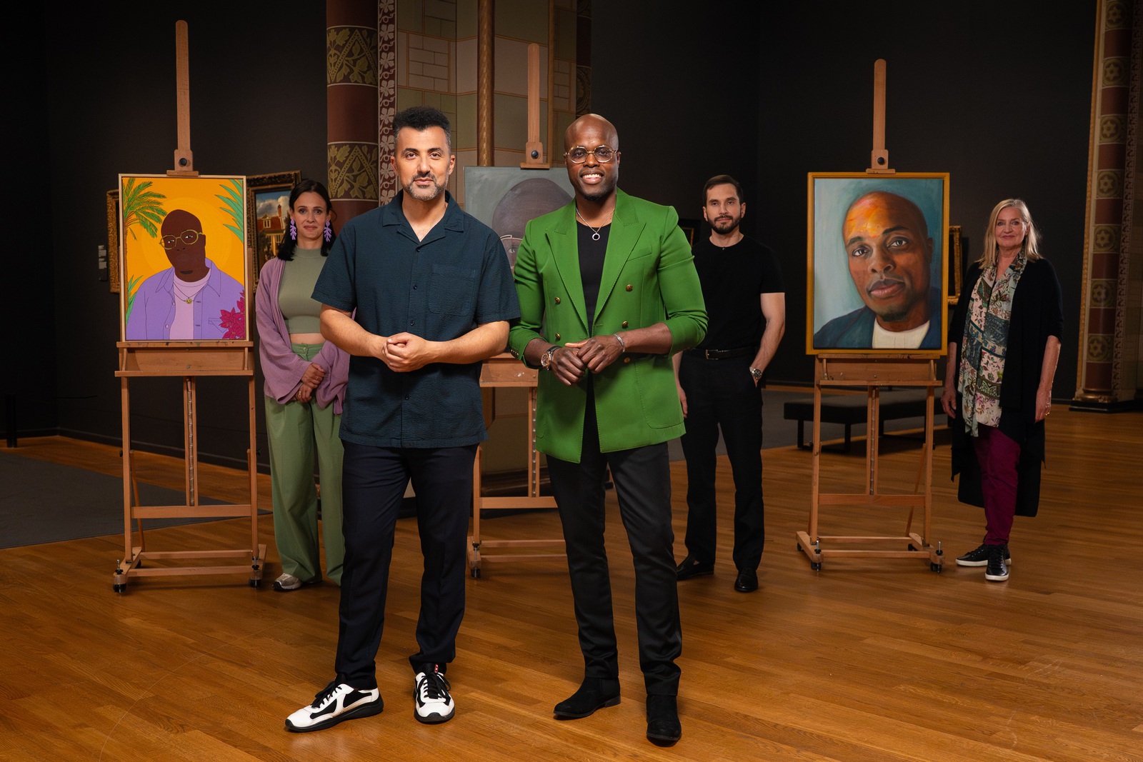 Rijksmuseum. Jandino Asporaat, Özcan Akyol. De drie kunstenaars.