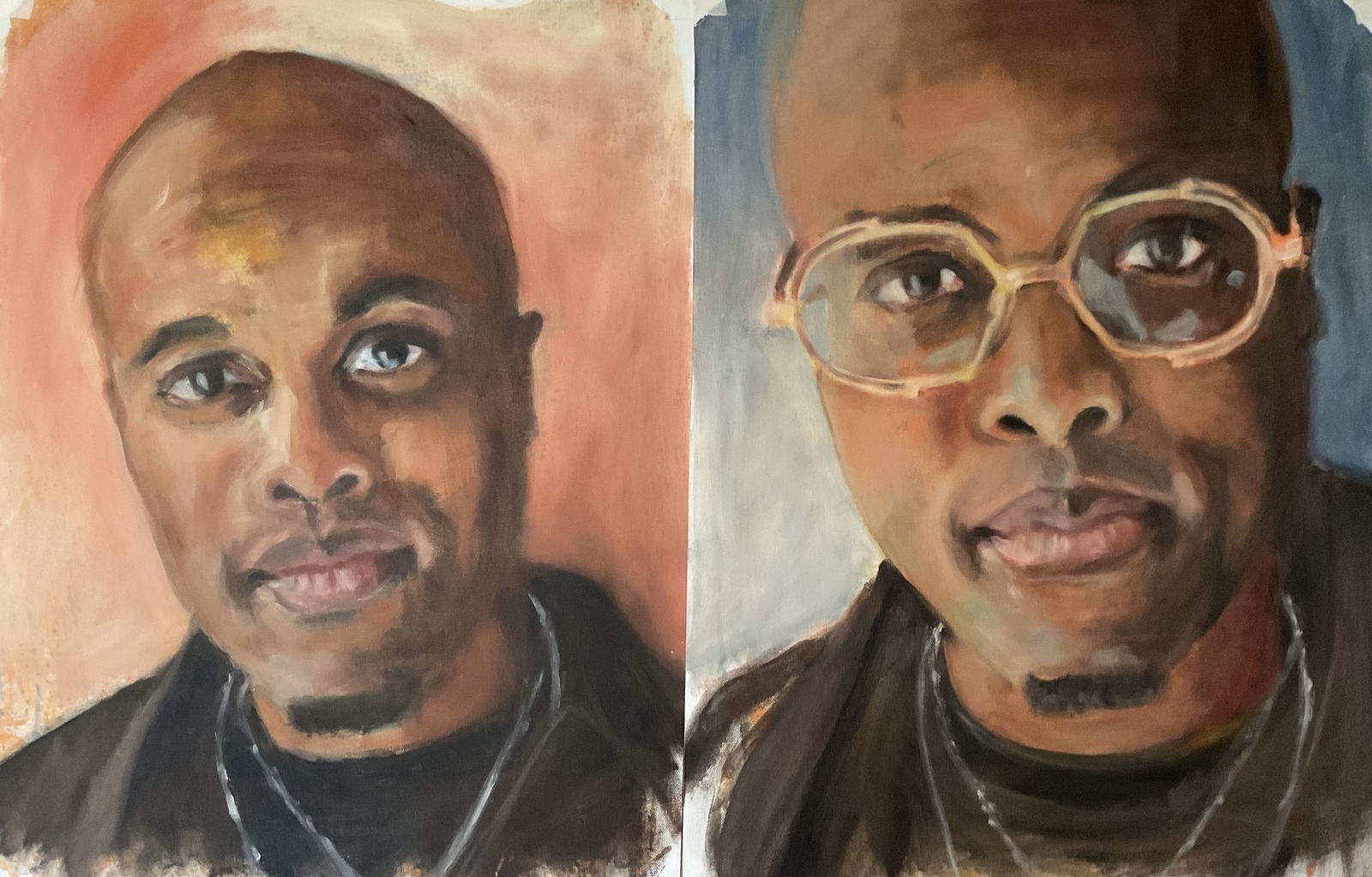 Twee schetsen van Jandino