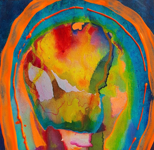 Diverse werken op aquarelpapier of mixed media papier. 