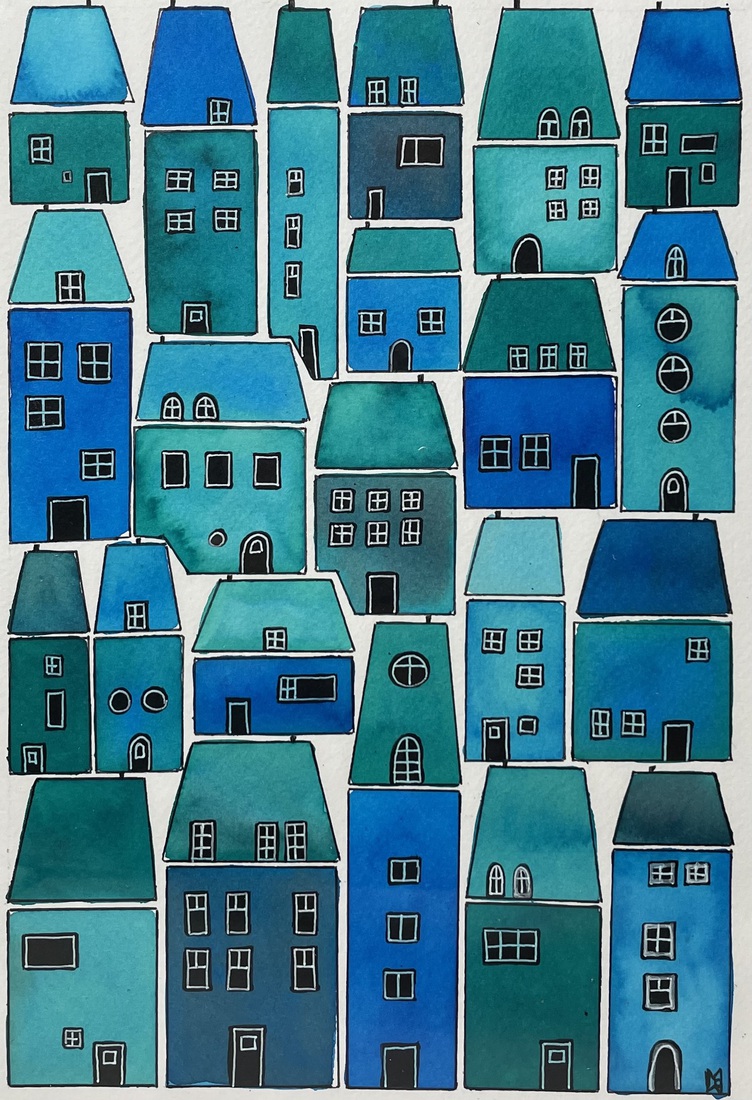 Safe Houses blue