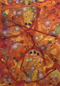 Werk ontstaan vanuit gevoel en spontaniteit, het zijn beelden die groeien vanuit innerlijke impulsen.